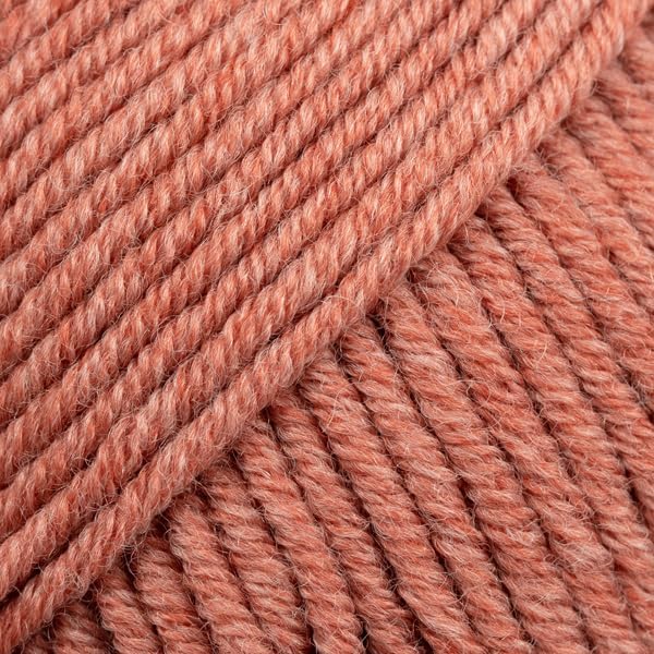 Superwash 100% Merino Wool Yarn for Knitting and Crocheting, 3 or Light, DK, Leight Worsted Weight, Drops Merino Extra Fine, 1.8 oz 115 Yards per Ball (45 Blush)