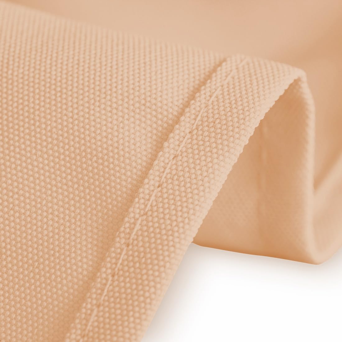 2 Pack Peach Rectangular Tablecloths 60 x 102 Inches for 6 Feet Rectangle Banquet Tables with Half-Drop - Stain and Wrinkle Resistant Polyester Fabric Cloth Table Covers for Party, Wedding