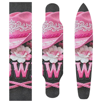 Valentine's Pink Jeans Grip Tape for Skateboards Anti Slip Scooter Grips Tape 33×9 Inch lija para patineta
