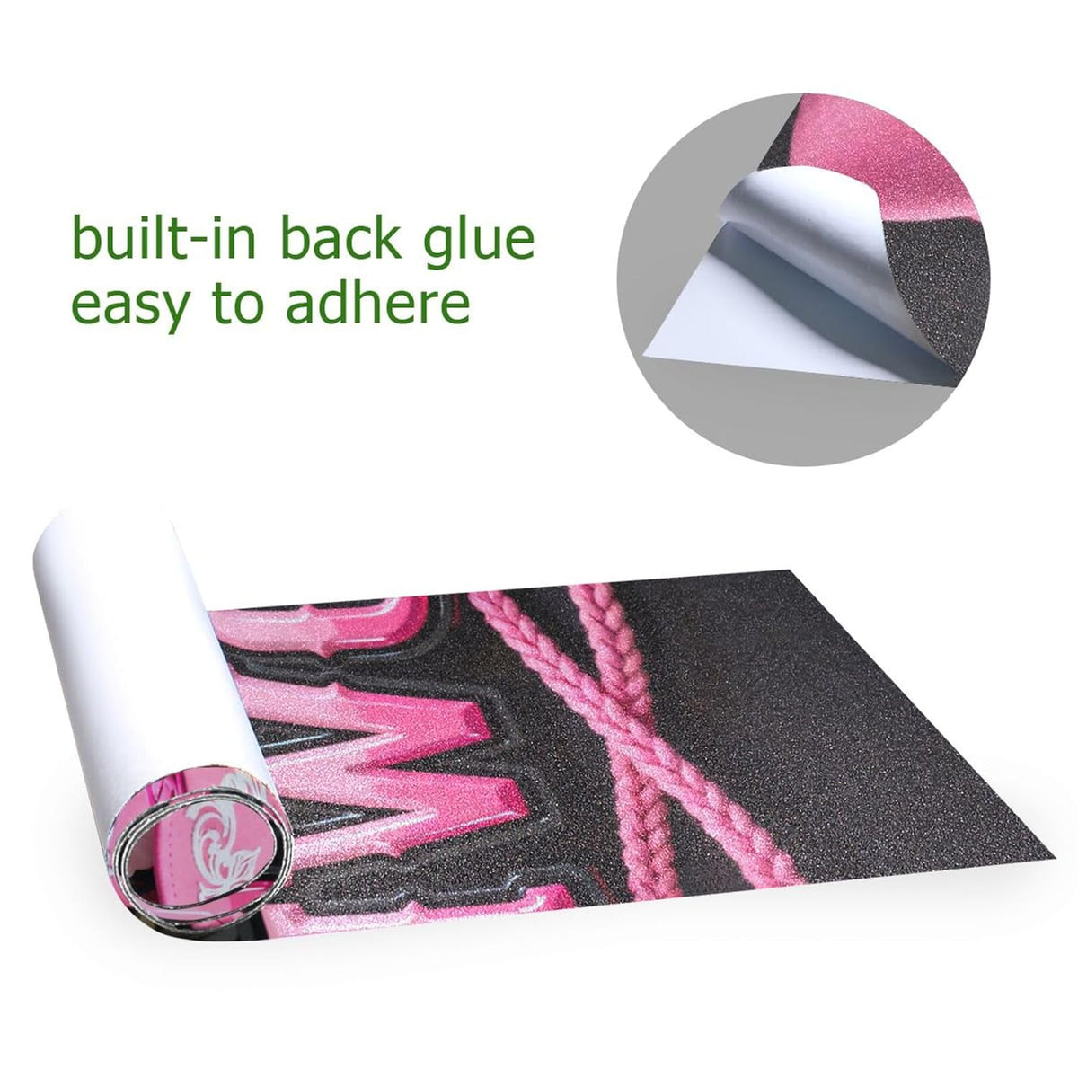 Valentine's Pink Jeans Grip Tape for Skateboards Anti Slip Scooter Grips Tape 33×9 Inch lija para patineta