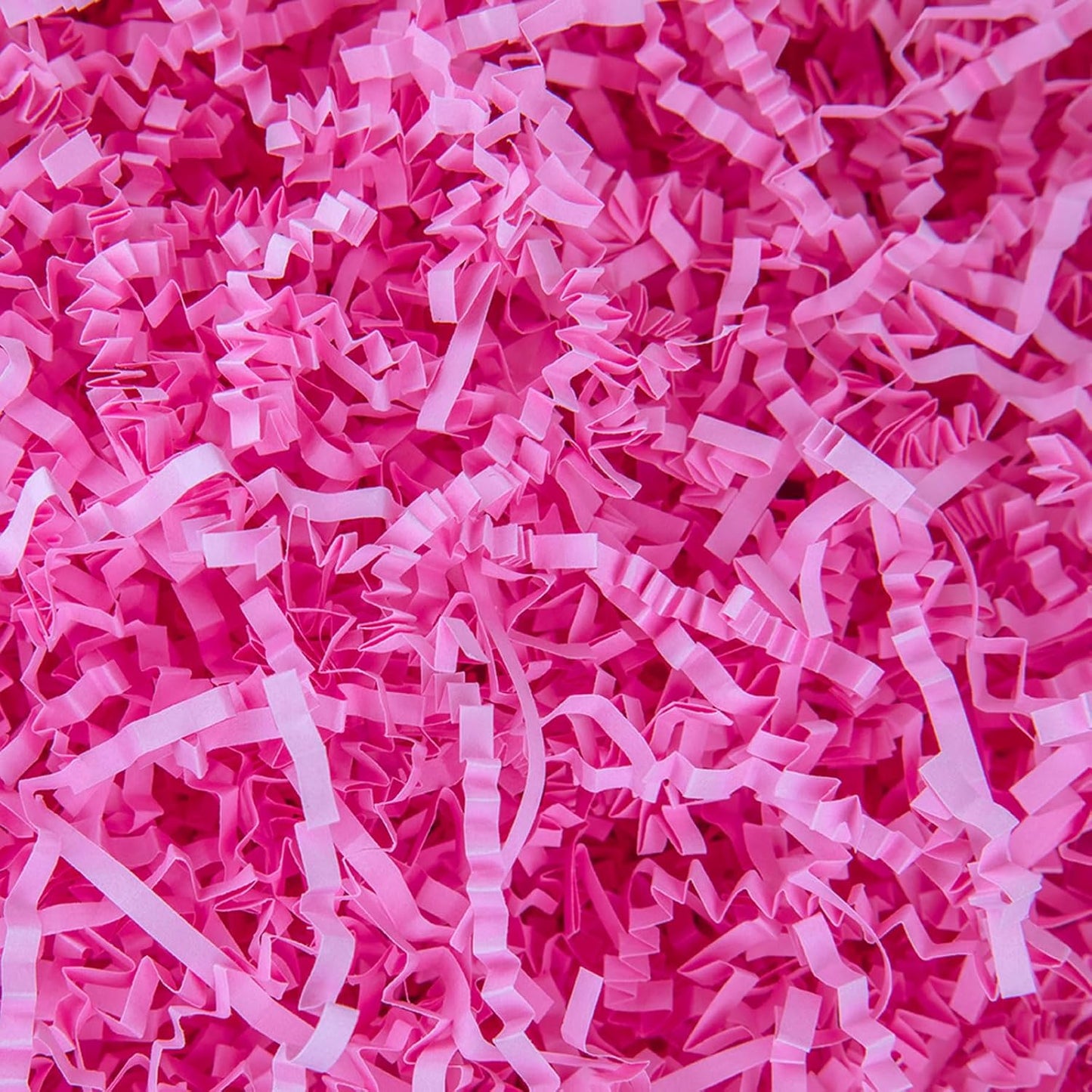 Crinkle Cut Paper Shred Packing Grass Cushion Paper Streamer for Christmas Wedding Birthday Bridesmaid Engagement Craft Gift Boxes Bags Basket Filler Decoration 4.5oz Pink