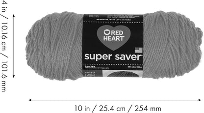 Super Saver Yarn for Crocheting & Knitting, Perfect Pink, 3-Pack