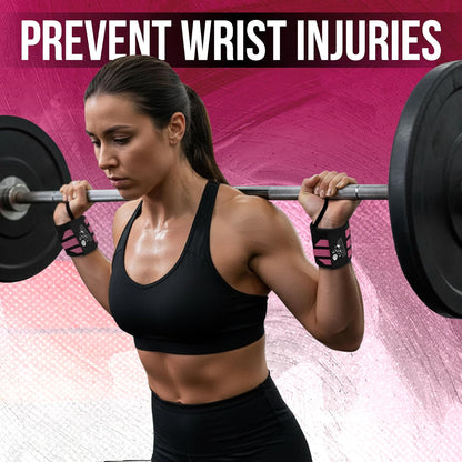 Wrist Wraps for Weightlifting with Thumb Loop (1 Pair)