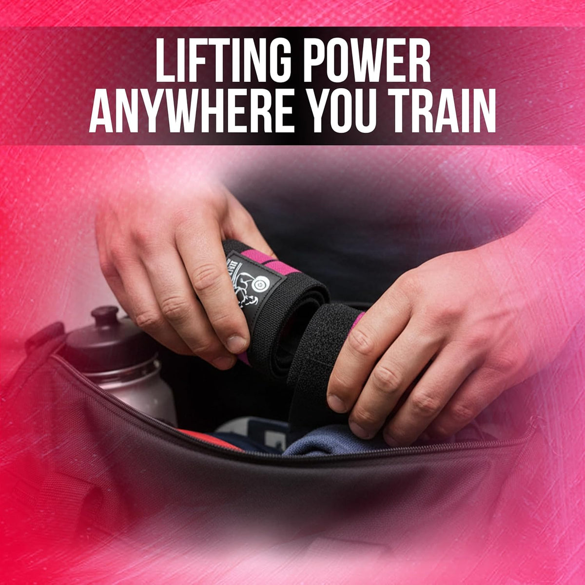Wrist Wraps for Weightlifting with Thumb Loop (1 Pair)