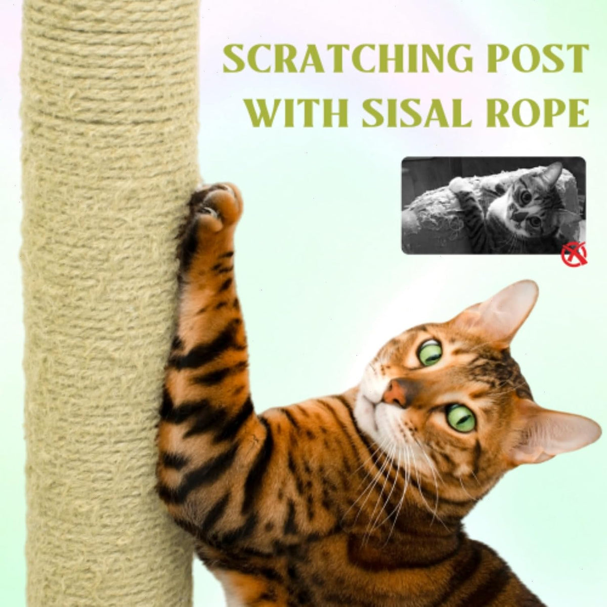 71" Flower Cute Cat Tree for Indoor Cats Large Adult, Tall Cat Tower with Scratching Post & Condo, Hammock, Aesthetic Cats Stand, Modern, Easy Assembly (Pink)