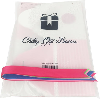 Chilly Gift Boxes, Set of 12 Decorative Treats Boxes, Cake, Cookies, Goodies, Candy and Handmade Bath Bombs Shower Soaps Gift Boxes for Christmas, Birthdays, Holidays, Weddings (Flower Patterned)