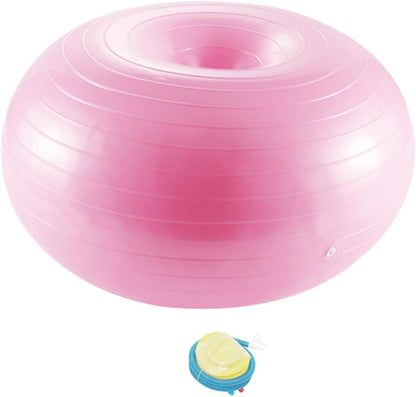 2pcs Exercise Ball Workout Ball Donut Shaped Ball Abdominal Muscle Ball Mini Donuts Inflatable Donut