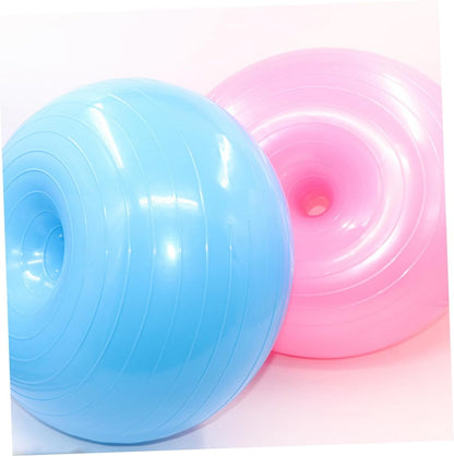 2pcs Exercise Ball Workout Ball Donut Shaped Ball Abdominal Muscle Ball Mini Donuts Inflatable Donut