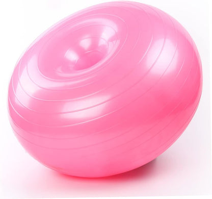 2pcs Exercise Ball Workout Ball Donut Shaped Ball Abdominal Muscle Ball Mini Donuts Inflatable Donut