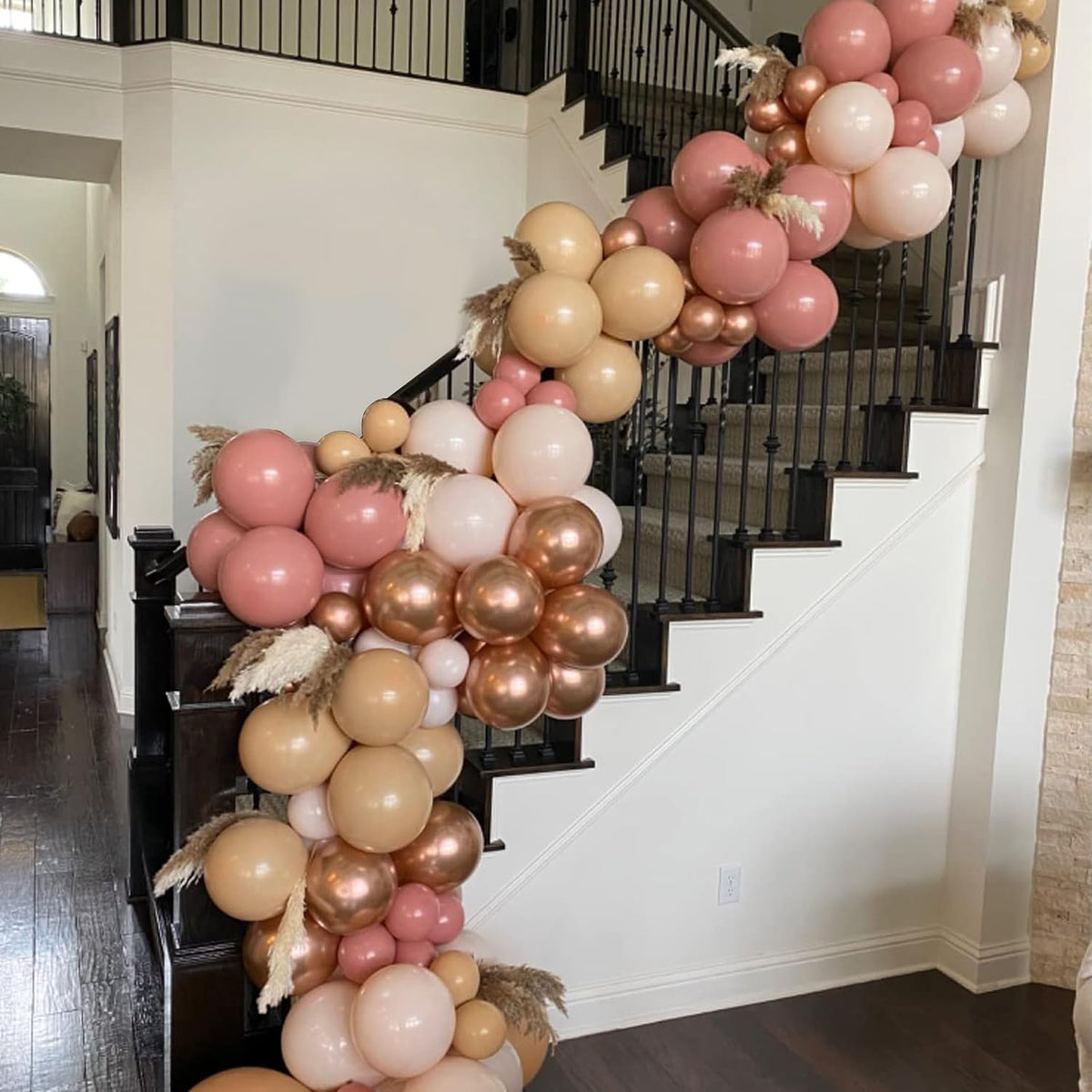 Retro Blush Pink Balloons 60 Packs 12 Inch Latex Balloons