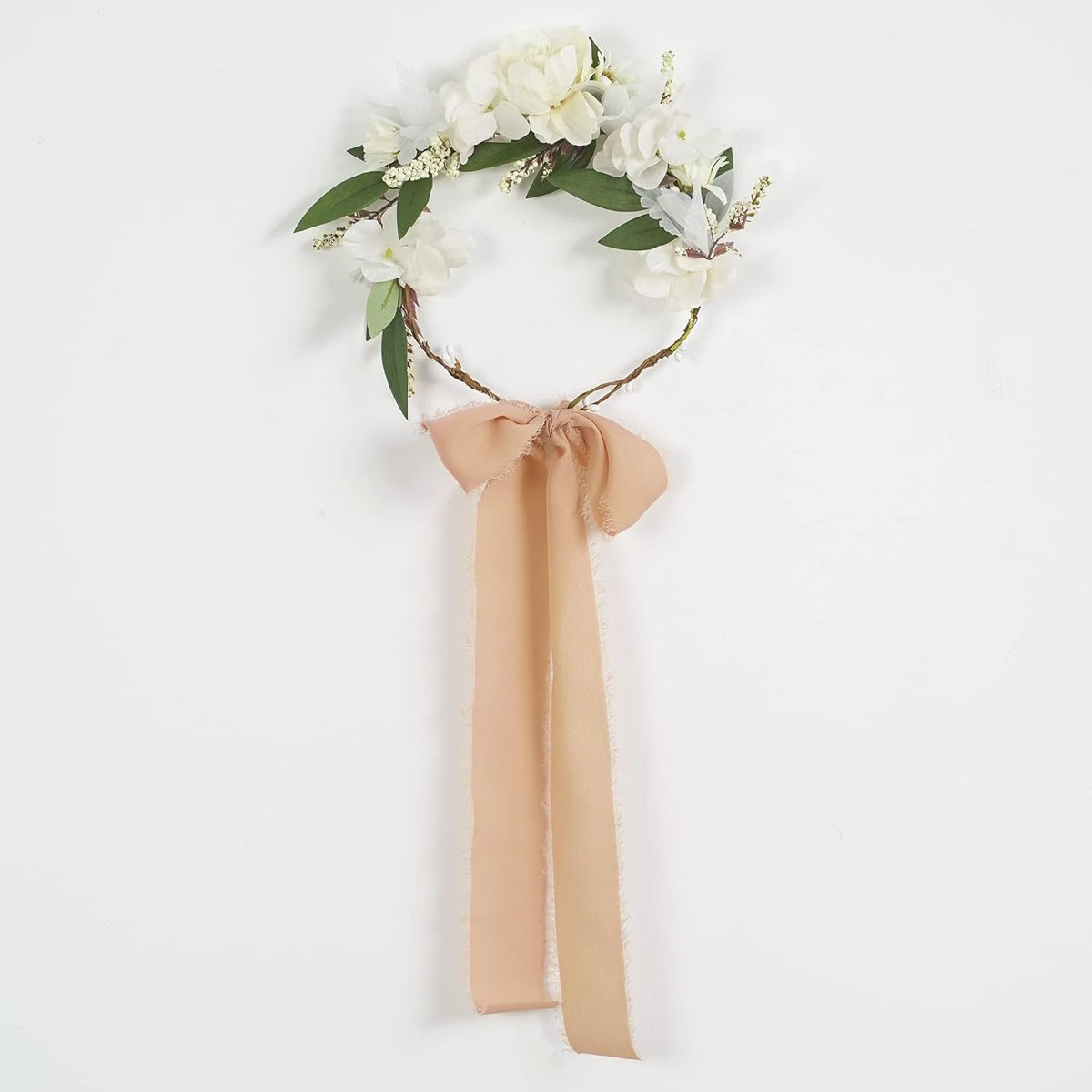 Peach Chiffon Ribbon 2 Inch Frayed Ribbon Fringe Chiffon Peach Ribbons for Crafts Silk Chiffon Ribbons for Gift Wrapping Wedding Invitation, Bridal Bouquet, Crafts Decor (3 Rolls 21 Yards)