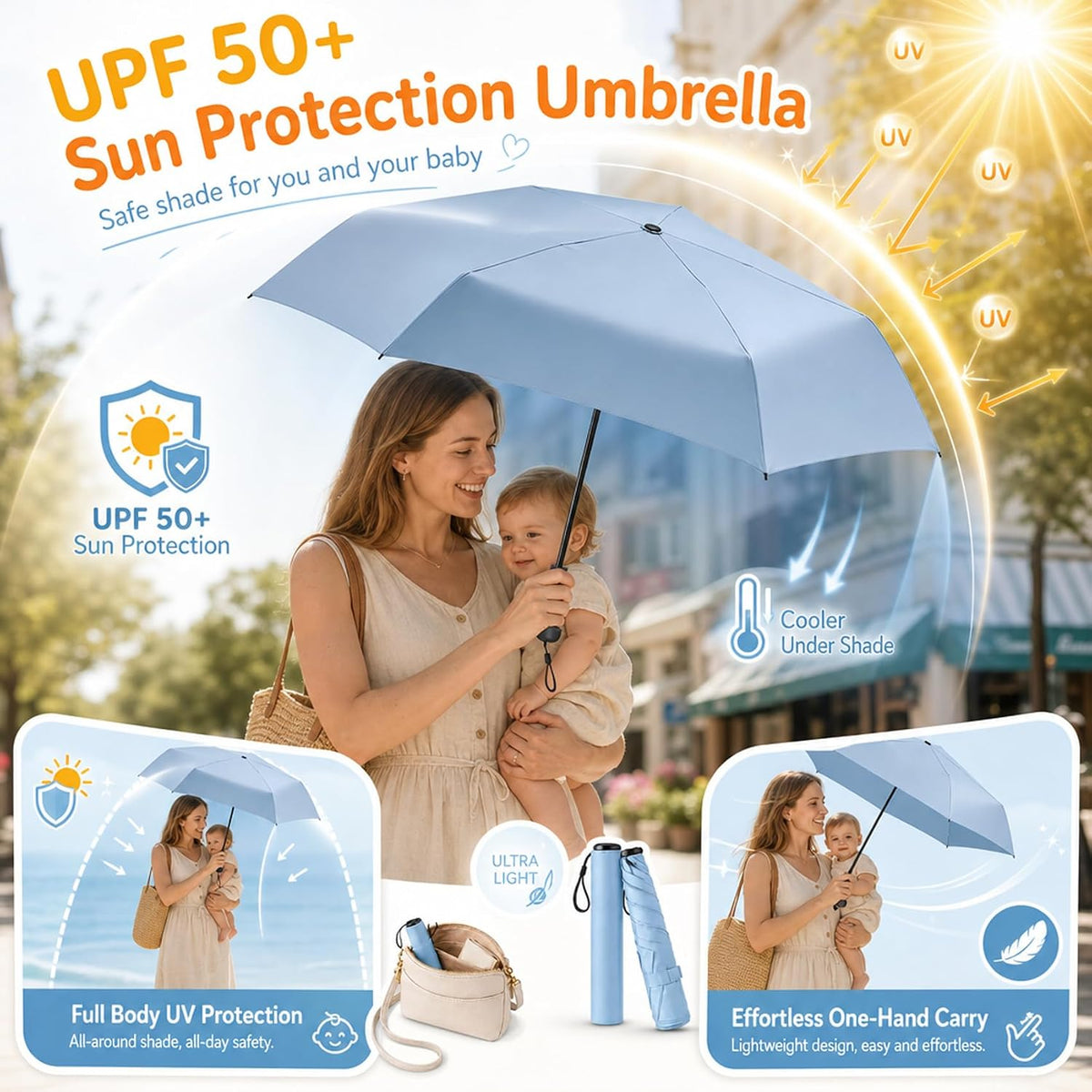 Pencil Umbrella from Japan - Japan Pencil Umbrella, Ultra-Lightweight Compact All-Weather Umbrellas