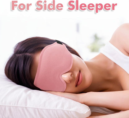 Sleep Mask for Men and Women, Lash Extensions 3D Eye Mask, Pink
