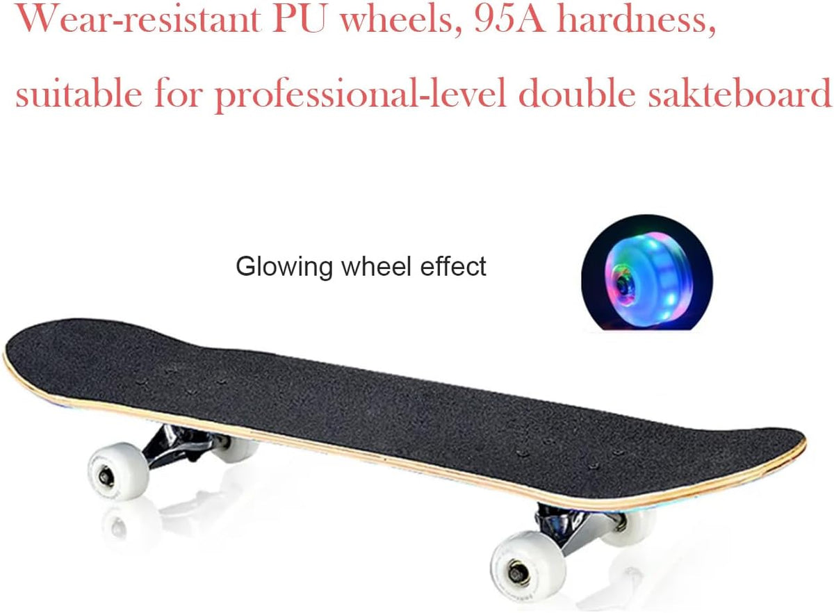 Skateboard Trucks and Wheels Set Skateboard 5inch Trucks 52mm Wheels Multifunctional Tools and Durable Skateboard Hardware Set