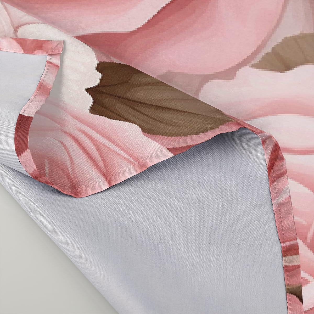 Pink Rose Flower Cloth Napkins Spring Floral 20x20 Inch Dinner Reusable Napkins Washable Table Cloth Napkin for Party Wedding Home Holiday Restaurant Decoration