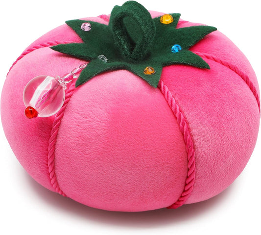 Pink Tomato Pin Cushion – Large 5"