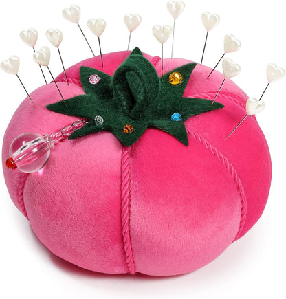 Pink Tomato Pin Cushion – Large 5"