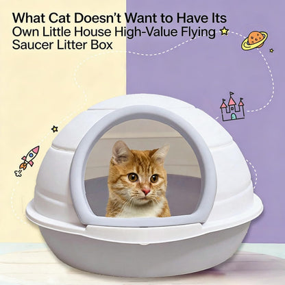 Hooded Cat Litter Box Enclosed Cat Toilet Pet Supplies Two Way Movable Door Portable with Pet Litter Tray Sandbox (Pink)