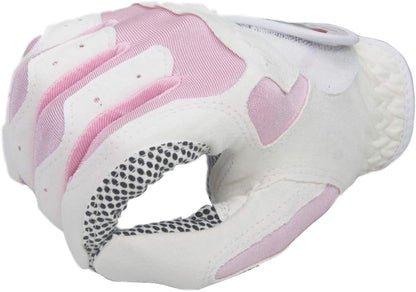 Women’s Golf Gloves 1 Pair, Non‑Slip Rain Gloves, Breathable Microfiber, Adjustable Fit, Cool & Comfortable for Golf Training