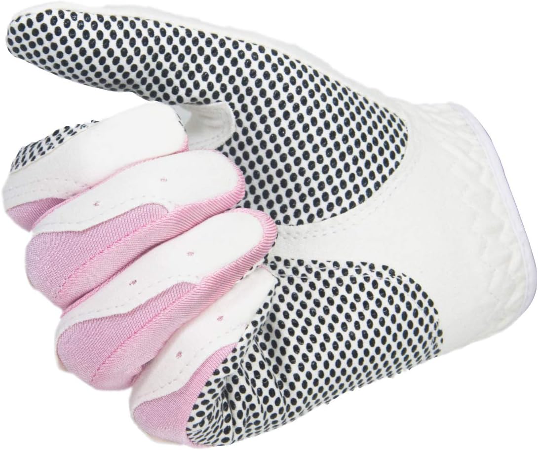 Women’s Golf Gloves 1 Pair, Non‑Slip Rain Gloves, Breathable Microfiber, Adjustable Fit, Cool & Comfortable for Golf Training