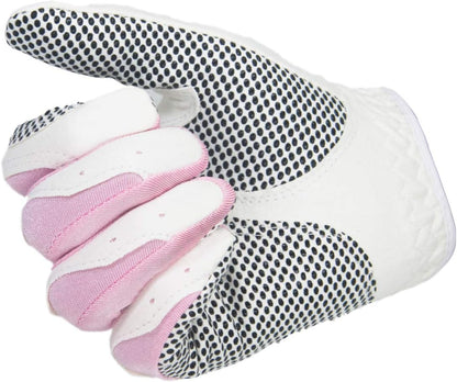 Women’s Golf Gloves 1 Pair, Non‑Slip Rain Gloves, Breathable Microfiber, Adjustable Fit, Cool & Comfortable for Golf Training