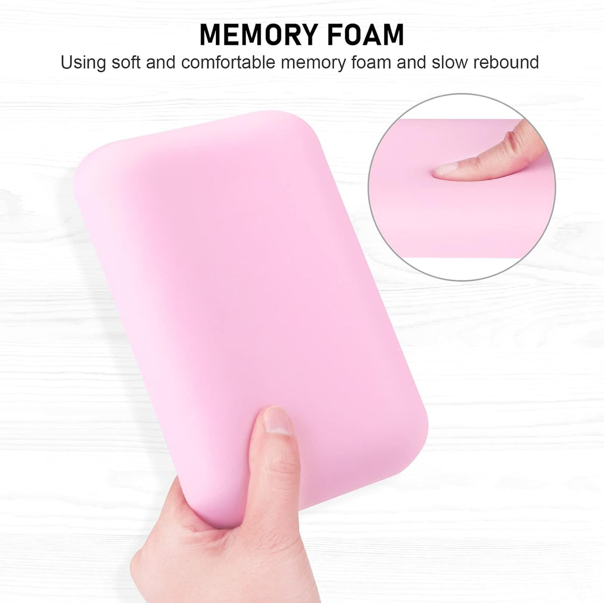 Elbow Rest Pads for Desk, Pink Ergonomic Wrist Rest Arm Rest Pads