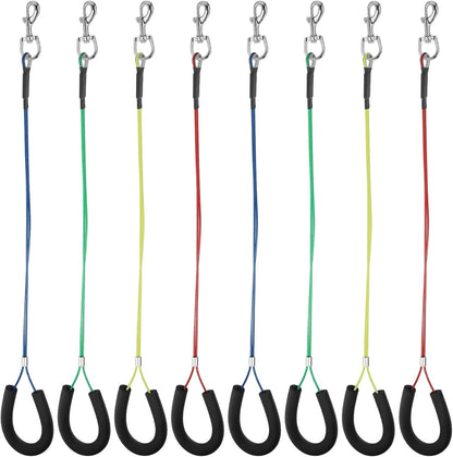 8 Pcs Dog Grooming Loop Noose, Restraint Loop for Groomers Long Noose for Pet Grooming Table Bath Tub Medium Large Small Bathing Station