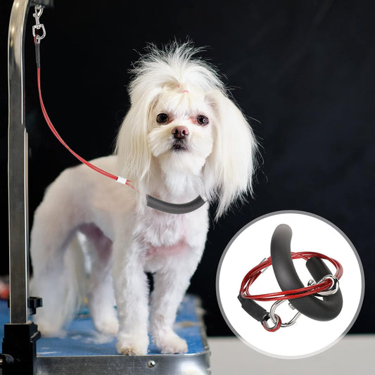 8 Pcs Dog Grooming Loop Noose, Restraint Loop for Groomers Long Noose for Pet Grooming Table Bath Tub Medium Large Small Bathing Station