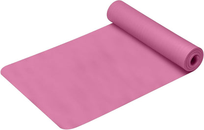 Yoga Mat Thick 1/5" Thick Non Slip Anti-Tear High Density Exercise Mat with Carrying Strap Large Yoga Mat for Floor, Gym, Fitness, Pilates, Stretching, Home Yoga, Workouts