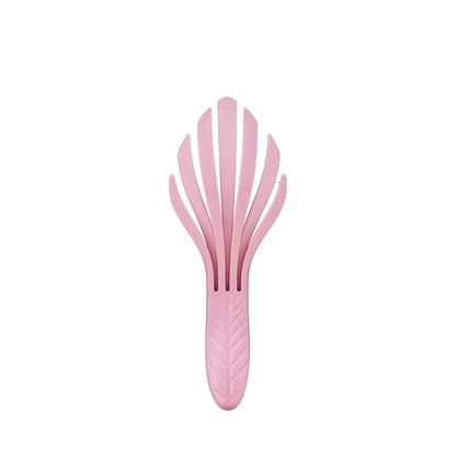 Go Green Curl Detangler Hair Brush - Pale Pink Ultra-Soft IntelliFlex Detangling Bristles Glide Through Tangles with Ease - Great For Curly Hair-No Split Ends & Pain-Free for Wet or Dry Hair
