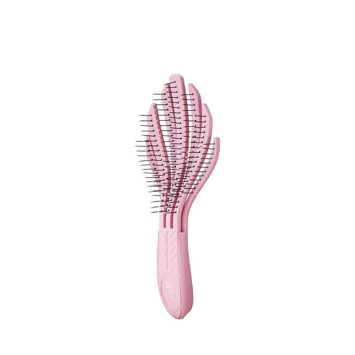 Go Green Curl Detangler Hair Brush - Pale Pink Ultra-Soft IntelliFlex Detangling Bristles Glide Through Tangles with Ease - Great For Curly Hair-No Split Ends & Pain-Free for Wet or Dry Hair