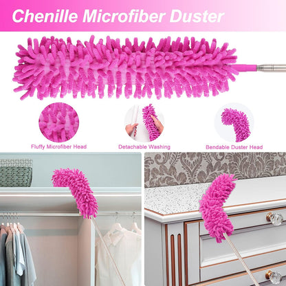 Microfiber Dusters for Cleaning, Dusters with Extension Pole