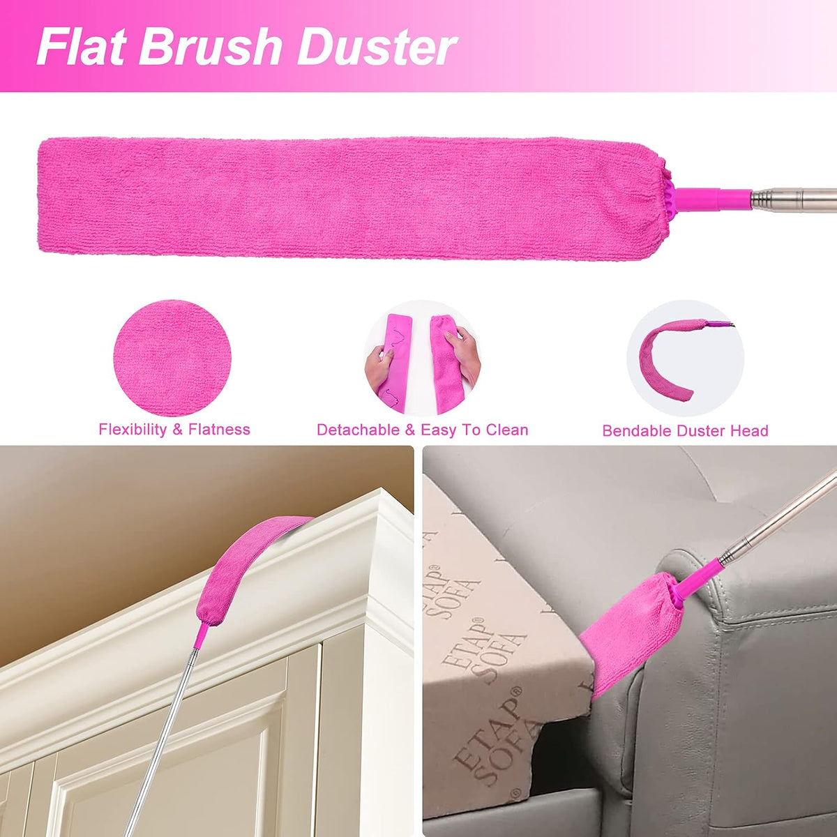 Microfiber Dusters for Cleaning, Dusters with Extension Pole