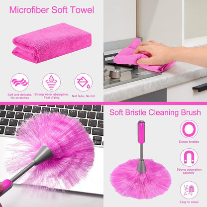 Microfiber Dusters for Cleaning, Dusters with Extension Pole