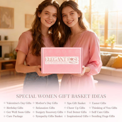 Pink Tumbler Gift Set Gift Box for Women, Birthday Gifts for Teen Girls