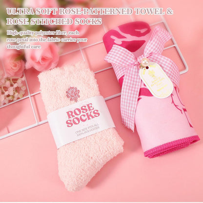 Pink Tumbler Gift Set Gift Box for Women, Birthday Gifts for Teen Girls
