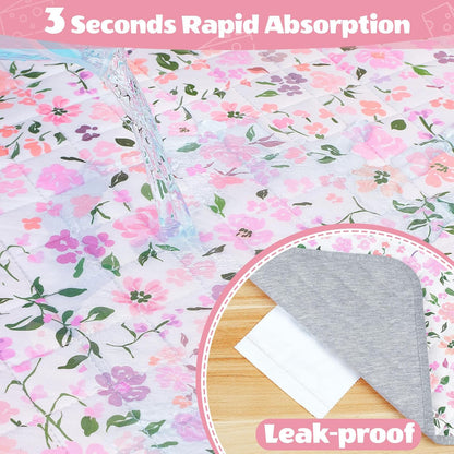 2 Pack Washable Guinea Pig Cage Liner, Waterproof Bedding