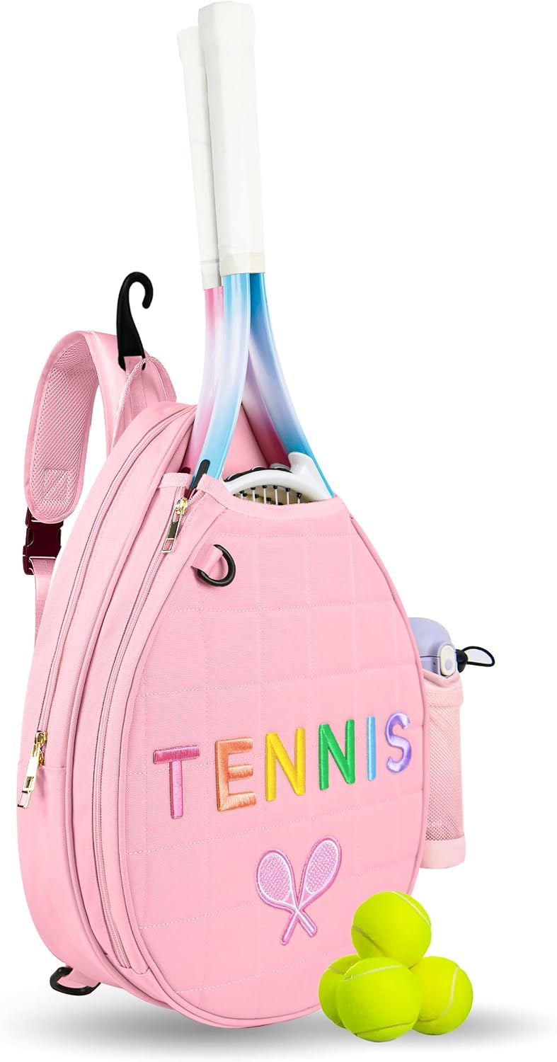 Tennis Bags for Women Girl, Tennis Sling Crossbody Backpack