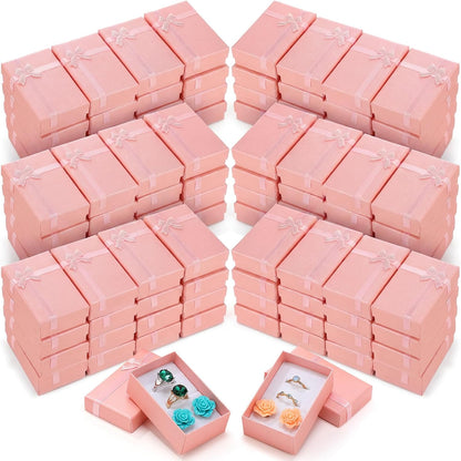Small Cardboard Jewelry Gift Boxes 2 x 3.1 x 1.1 Inches Earring Boxes for Jewelry Gift Rings Earring Necklaces