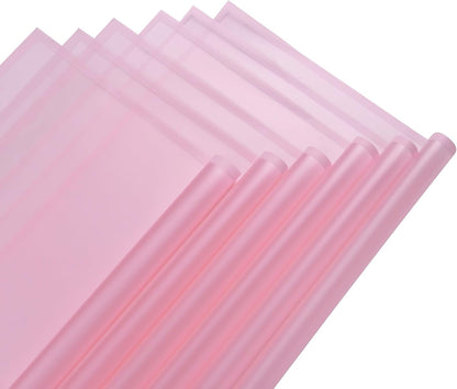20 Pcs Flower Wrapping Paper,Floral Wrapping Paper Waterproof F Bouquet Packing Material Florist Bouquet Supplies DIY Craft Gift Packing (5-Pink)