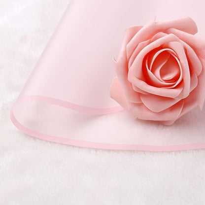 20 Pcs Flower Wrapping Paper,Floral Wrapping Paper Waterproof F Bouquet Packing Material Florist Bouquet Supplies DIY Craft Gift Packing (5-Pink)