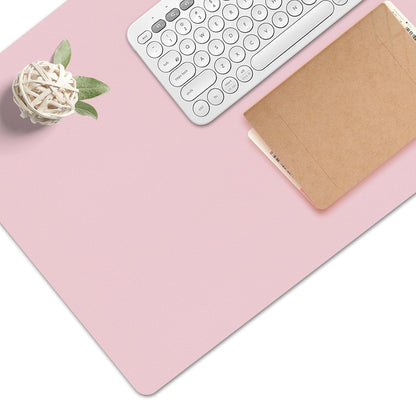 Mouse Pad and Keyboard Wrist Rest, Large Keyboard and Mouse Pad Set, Ergonomic Mousepad with Wrist Rest, Non-Slip Desk Mat Protector for Office, Home (31.5×15.7 Inches, Pink)