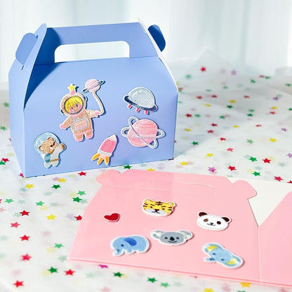 30 Pack Pink Gable Treat Boxes Party Favor Boxes, Goodie Bag Boxes for Treats Cookies Candies, Ideal for Birthday, Pink Party Favors, Baby Shower, Valentine's Day – 6.5x3.5x3.5 Inches