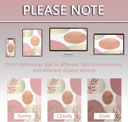 Blush Pink Shower Curtain, Light Pink and White, 70 x 72 Inch