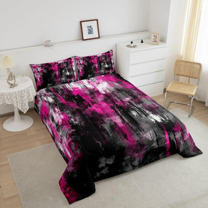 Abstract Geometric Bedding Set Full Size for Boys Girls Teens