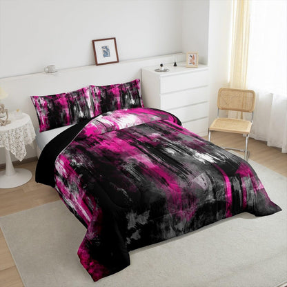 Abstract Geometric Bedding Set Full Size for Boys Girls Teens