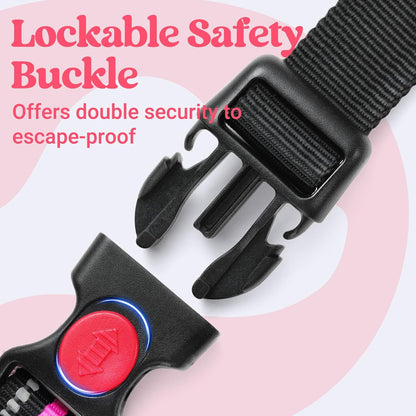 Large Dog Harness, Easy Wear with 3 Buckles and Lift Handle