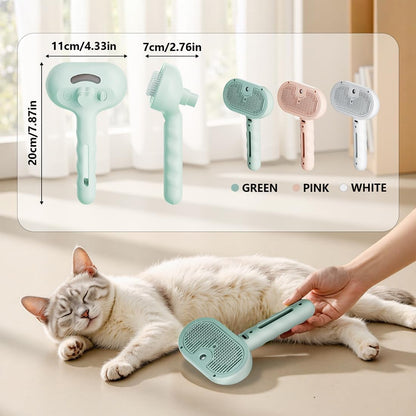 Pet Steam Brush for Dog and Cat, Pink