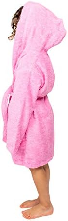 BAGNO MILANO Organic Turkish Cotton-Acrylic Boys Girls Hooded Bathrobe