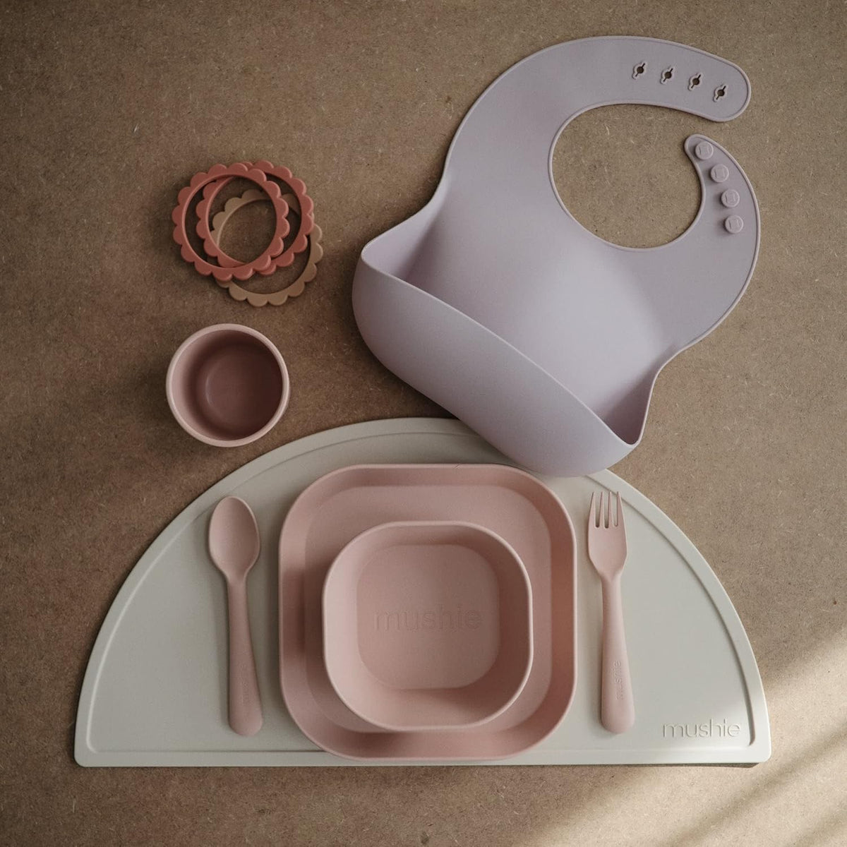 Flatware Fork and Spoon Set For Kids | Made in Denmark (Blush)